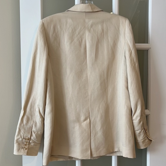 & Other Stories linen lyocell suit jacket - Picture 4 of 6